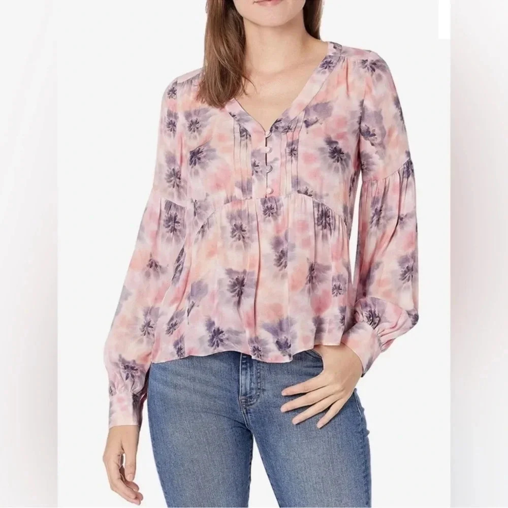 NWT Parker Floral Blouse Sz Large